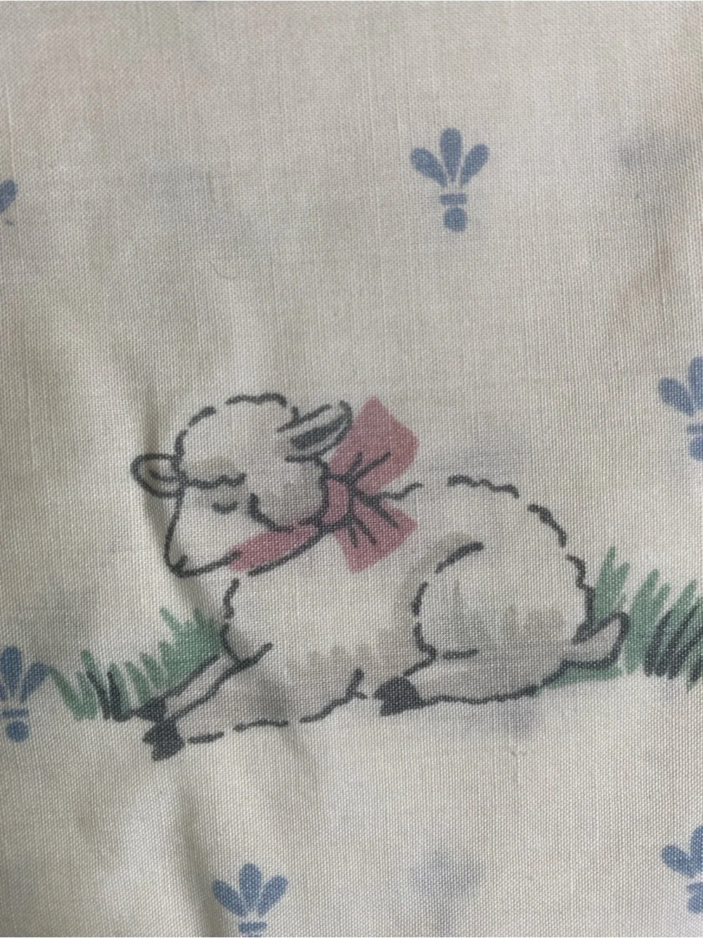 VTG Fieldcrest Full Flat Sheet Howard Kaplans French Country Pig Farmhouse 80’s